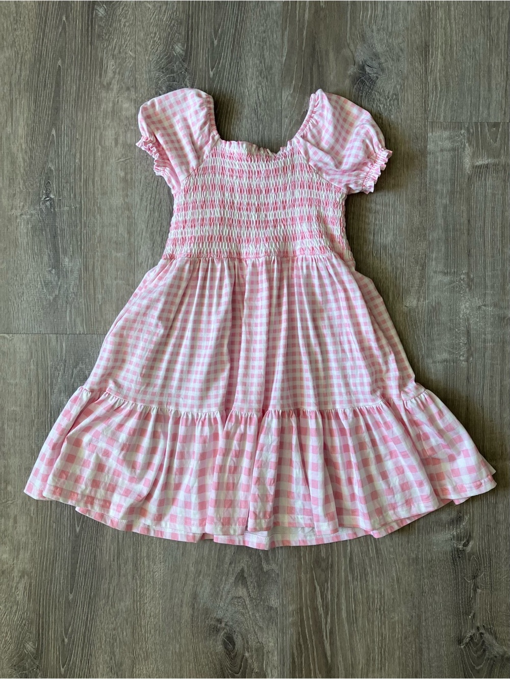 SweetHoney Pink Gingham Dress